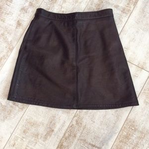 Leather Skirt